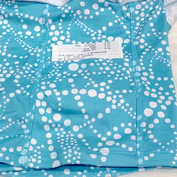 NWOT Gottex Lifestyle Jane Athletic Golf & Tennis Aqua Drops Skort - Picture 4 of 8